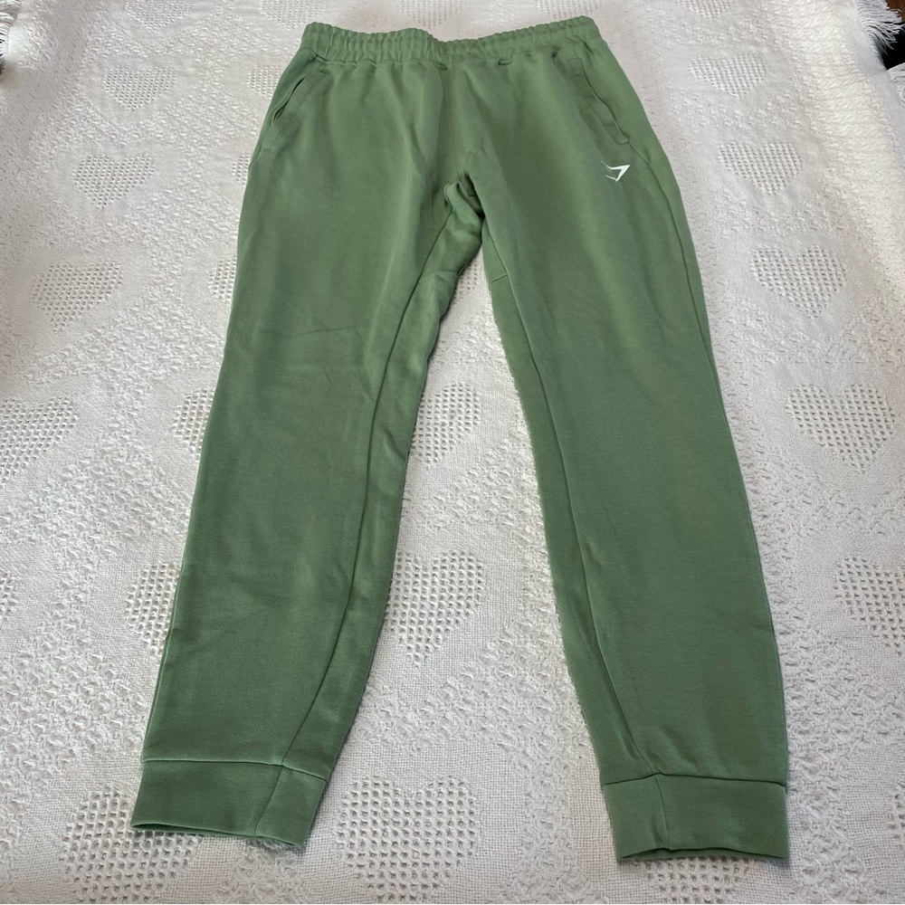 Gymshark Green Joggers (M)